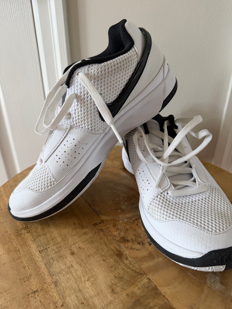 Nike Ja 1 White And Black Basketball Sneakers